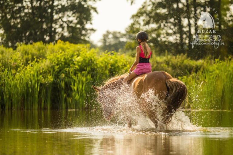 Pławienie koni w KJ huzar