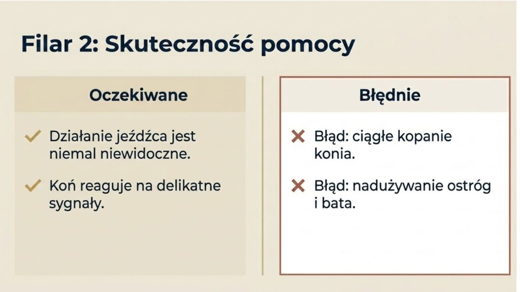 Skuteczność pomocy jeździeckich