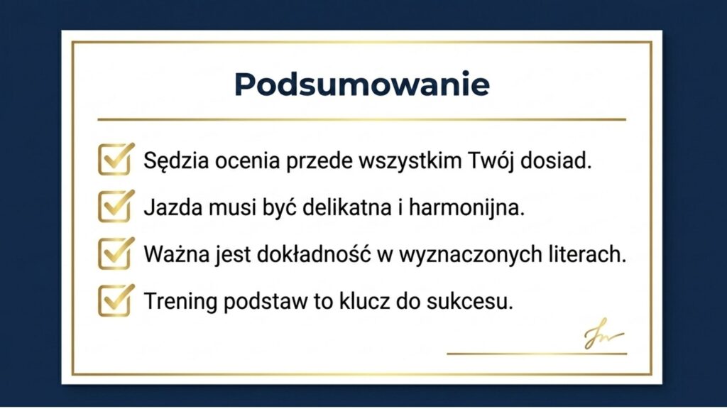 Ocena stylu jeźdźca podsumowanie